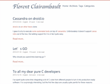 Tablet Screenshot of florent.clairambault.fr